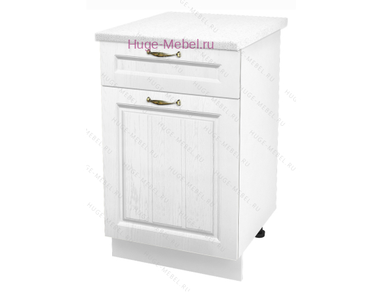 Нижний кухонный шкаф с ящиком  500 Мария (белый)