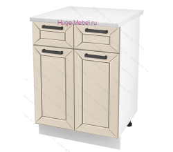 Нижний кухонный шкаф с ящиком  600 Альфа (брюле)