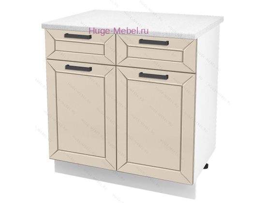 Нижний кухонный шкаф с ящиком  800 Альфа (брюле)