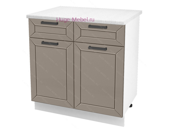 Нижний кухонный шкаф с ящиком  800 Альфа (латте)