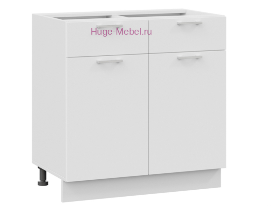 Нижний кухонный шкаф с ящиком 800 Катрин (софт вайт)