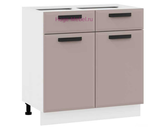 Нижний кухонный шкаф с ящиком 800 Призма (мокко супермат)
