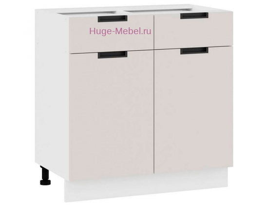 Нижний кухонный шкаф с ящиком 800 Сахара (мокко)