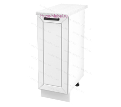 Шкаф кухонный нижний 300 Альфа (белый)
