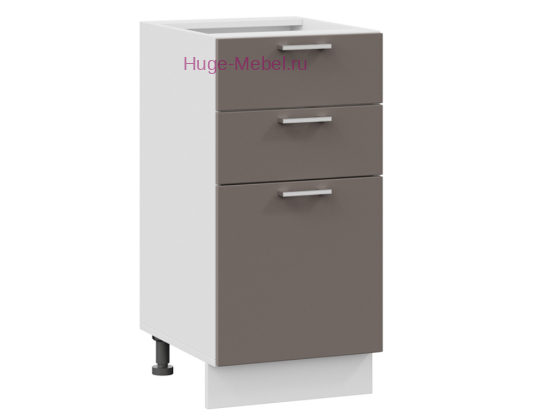 Кухонный шкаф нижний с тремя ящиками 400 Катрин (муссон)