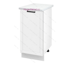 Шкаф кухонный нижний 400 Альфа (белый)