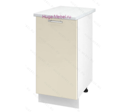 Шкаф кухонный нижний 450 Ксения (ваниль)
