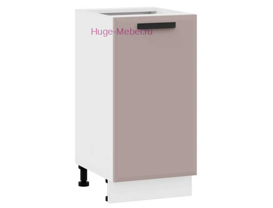 Шкаф кухонный нижний 400 Призма (мокко супермат)