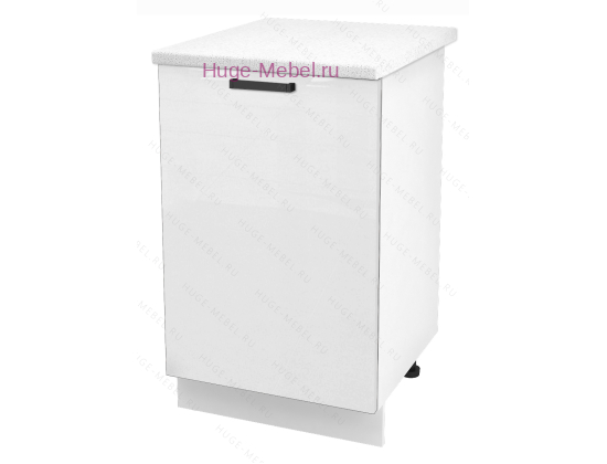 Шкаф кухонный нижний 500 Пасаденна (белый бриллиант)