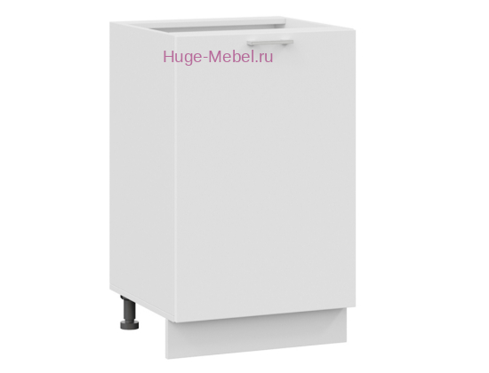 Шкаф кухонный нижний 600 Катрин Ф105 (софт вайт)