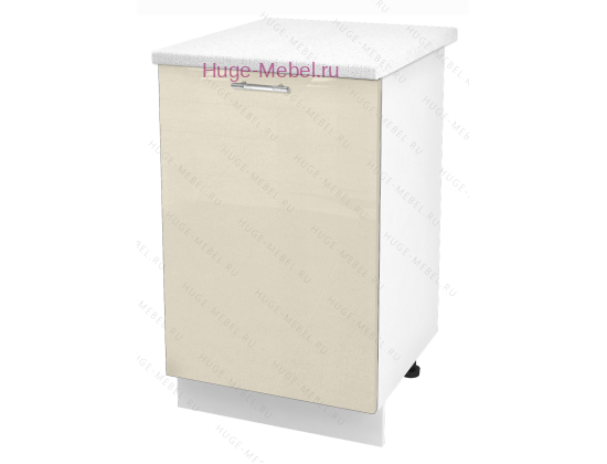 Шкаф кухонный нижний 600 Ксения Ф105 (ваниль)