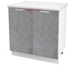 Шкаф кухонный нижний 800 Бетон (бетон серый)