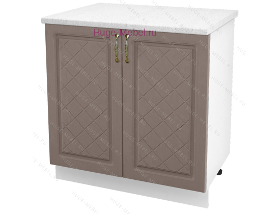 Шкаф кухонный нижний 800 Модена (дуб кофе)