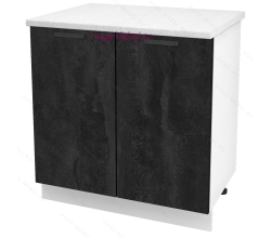 Шкаф кухонный нижний 800 Пасаденна (угольный камень)