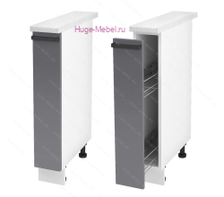 Нижний кухонный шкаф бутылочница 150 Альфа (вулкан)