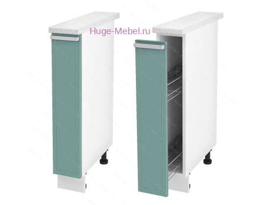 Нижний кухонный шкаф бутылочница 200 Катрин (топаз)