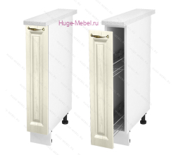 Нижний кухонный шкаф бутылочница 150 Мария (крем)