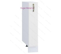 Нижний кухонный шкаф бутылочница 150 Модена (дуб белый)