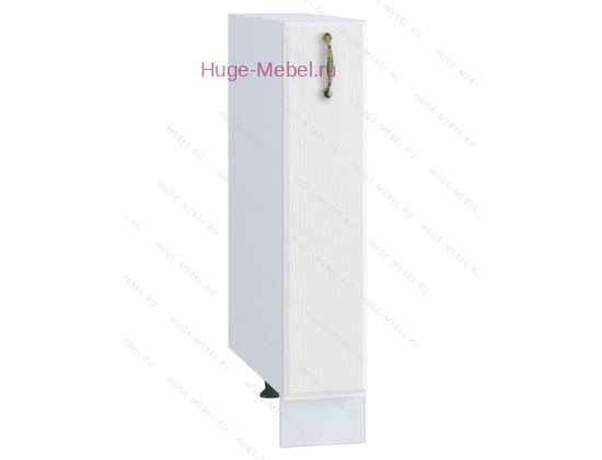 Нижний кухонный шкаф бутылочница 150 Модена (дуб белый)