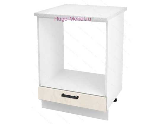 Шкаф кухонный под духовку напольный 600 Пасаденна (шелковый камень)