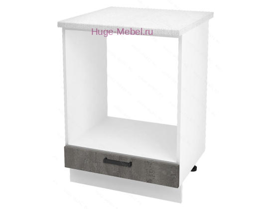 Шкаф кухонный под духовку напольный 600 Пасаденна (железный камень)