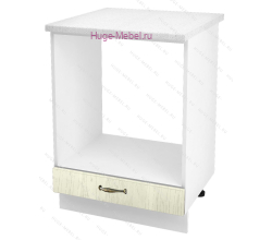 Шкаф кухонный под духовку напольный 600 Мария (крем)