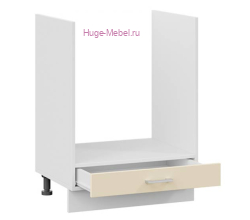 Шкаф кухонный под духовку напольный 600 Катрин (крем)