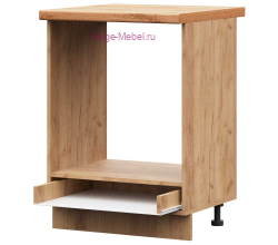 Корпус кухонного шкафа под духовку 600 ПВ (дуб крафт)