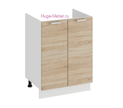 Кухонный шкаф под мойку 600 Бетон (дуб сонома)