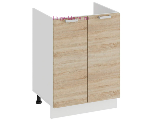 Кухонный шкаф под мойку 600 Бетон (дуб сонома)