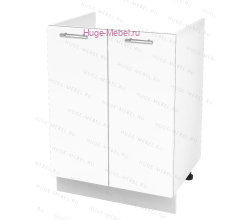 Кухонный шкаф под мойку 600 Ксения (белый)