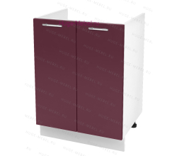Кухонный шкаф под мойку 600 Ксения (бордо)