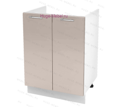 Кухонный шкаф под мойку 600 Ксения (кофе с молоком)