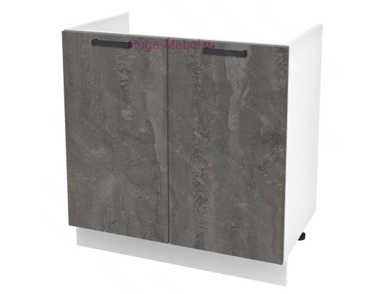 Кухонный шкаф под мойку 800 Пасаденна (железный камень)