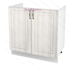 Кухонный шкаф под мойку 800 Юлия (сандал белый)