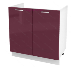 Кухонный шкаф под мойку 800 Ксения (бордо)