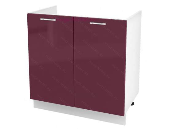 Кухонный шкаф под мойку 800 Ксения (бордо)