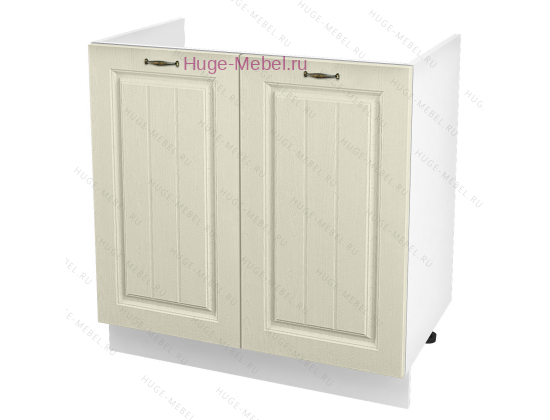 Кухонный шкаф под мойку 800 Мария (крем)