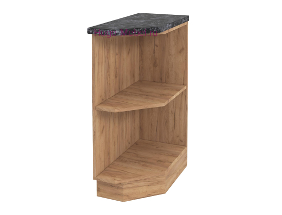 Кухонная торцевая полка нижняя 300 без фасада (крафт)