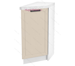 Шкаф кухонный нижний торцевой 300 Альфа (брюле)