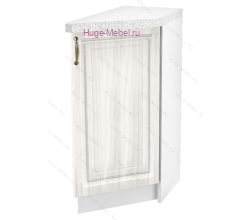 Шкаф кухонный нижний торцевой 300 Юлия (сандал белый)