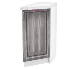 Шкаф кухонный нижний торцевой 300 Юлия (сандал серый)