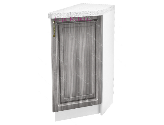 Шкаф кухонный нижний торцевой 300 Юлия (сандал серый)