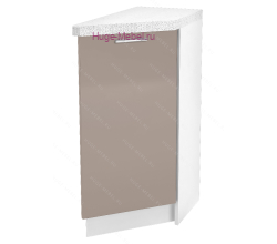 Шкаф кухонный нижний торцевой 300 Ксения (кофе с молоком)