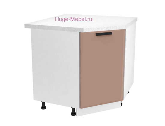 Шкаф кухонный угловой нижний 850 Призма (мокко супермат)