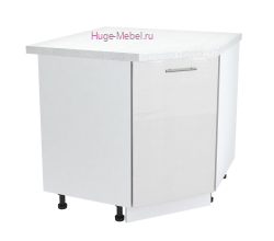 Шкаф кухонный угловой нижний 850 Ксения (белый)