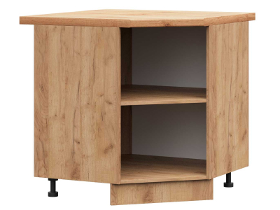 Корпус углового кухонного шкафа нижнего 850 (дуб крафт)