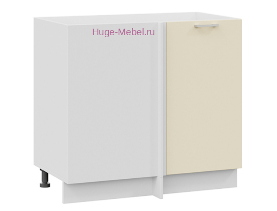 Шкаф кухонный угловой нижний 1000 Катрин (крем)