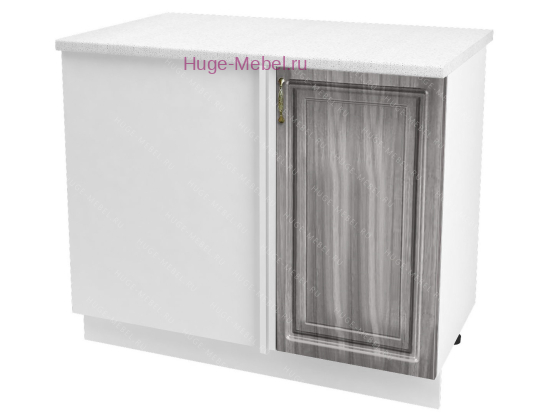 Шкаф кухонный угловой нижний 1000 Юлия (сандал серый)