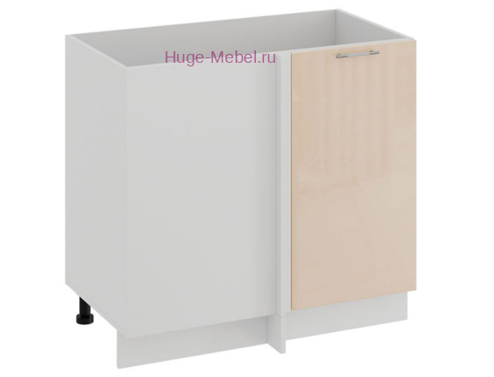 Шкаф кухонный угловой нижний 1000 Ксения (ваниль)